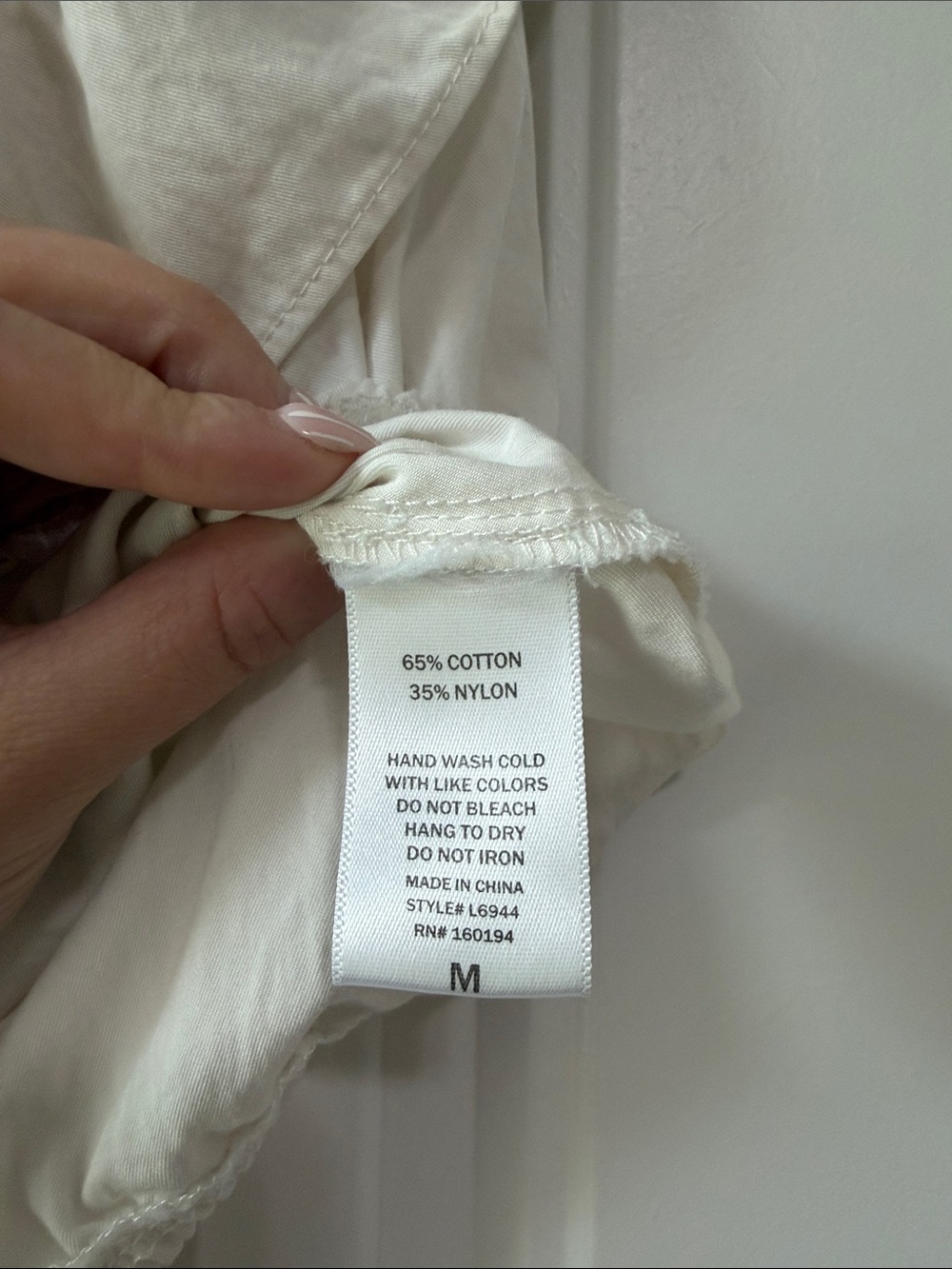 White Ruffle Blouse - Picture 6 of 6